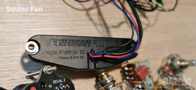 Fishman Fluence Open Core и SSA - Комплект Адаптери HSH с батерия, снимка 4 - Китари - 55593608