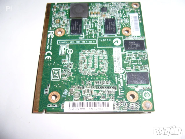 HP NVIDIA Quadro FX 880M 1GB GDDR3 + ОРИГИНАЛЕН HEATSINK 6043B0080301A1, снимка 4 - Части за лаптопи - 54455519