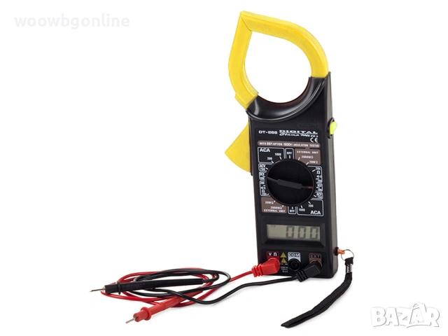 Цифров мултиметър с клещи DT-266 с LCD дисплей, снимка 6 - Други инструменти - 55013514