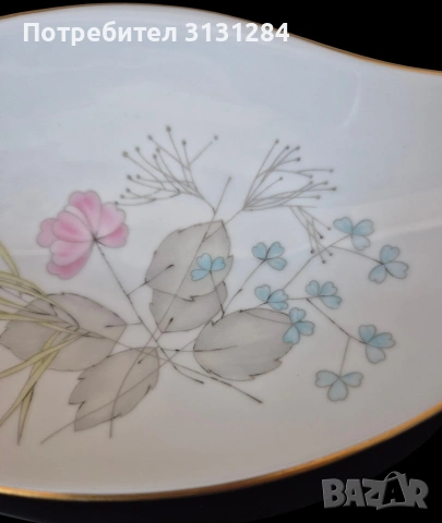 Изискан винтидж комплект Rosenthal "Pariser Frühling" (1950-те) – 5 части, снимка 6 - Сервизи - 55244573