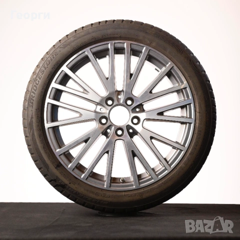 Комплект 4броя Гуми Bridgestone Blizzak Lm-001 225/45R18 91H DOT2124| Джанти 7,5Jx18H2-N ET49 A17740, снимка 2 - Гуми и джанти - 54861820