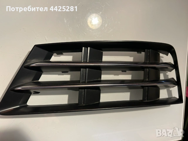 решетка лява в предна броня Audi A4 m 2015-2019 г. #001S, снимка 2 - Части - 54650514