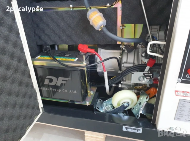 Трифазен Дизелов Генератор 10kW - Обезшумен, снимка 7 - Други машини и части - 54479385