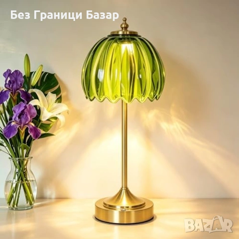 Нова нощна Настолна лампа без кабел 5000mAh Димируема 3 режима за осветление стая дом