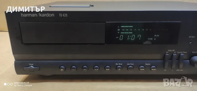 касетен дек harman kardon td 420, снимка 2 - Декове - 55630108