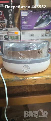 Уред за кисело мляко, 7 бр. 150 ml, непропускливи стъклени съдове, 13 W, бял