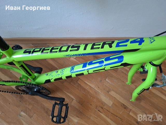 Cross Speedster 24" рамка вилка v-brake спирачки рамка за велосипед багажник за колело, снимка 3 - Части за велосипеди - 54738366