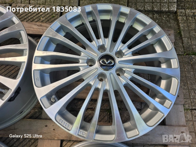 Лети джанти 18ки 5х112 Infiniti, снимка 7 - Гуми и джанти - 54478422