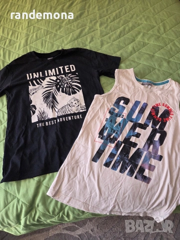 тениска + потник размер 140-152
