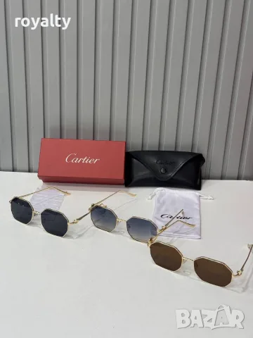 Cartier Нови Дамски Слънчеви Очила Различни Цветове + Калъф и Кутия , снимка 3 - Слънчеви и диоптрични очила - 55339470