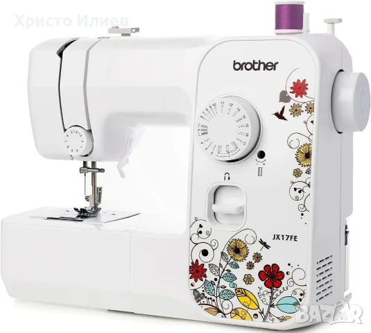 Шевна машина Brother JX17FE , снимка 2 - Шевни машини - 55569719