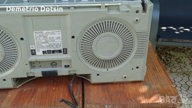 Радио Касетофон SHARP GF 5454, снимка 4 - Радиокасетофони, транзистори - 55141670