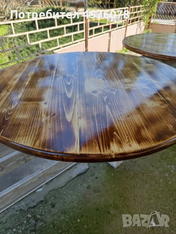 маси с нови стойки и дървени плотове, снимка 9 - Други стоки за дома - 54227074