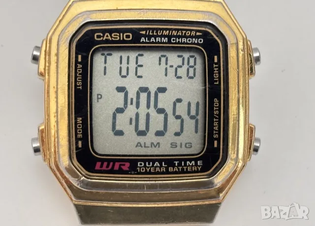 Ретро Часовник CASIO A178W, снимка 4 - Мъжки - 55445340