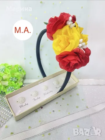 Китка за глава, вариант 35, снимка 4 - Аксесоари за коса - 55690340