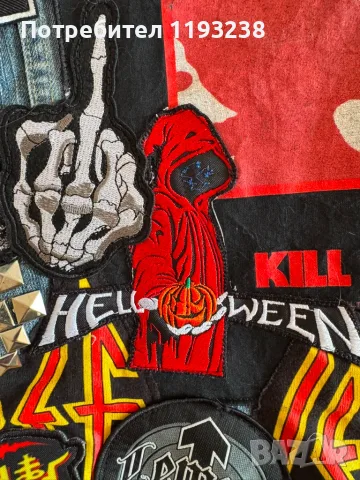 Battle Jacket(хеви метъл),Heavy metal елек(нашивки,значки), снимка 7 - Якета - 55015296