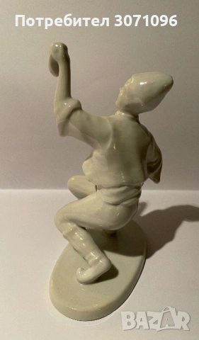 Българска стара порцеланова фигура, снимка 4 - Антикварни и старинни предмети - 54130130