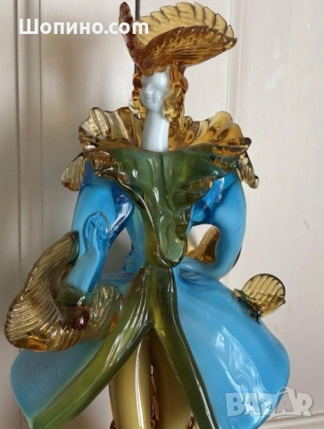 Murano Italy  Circa 1960 “ Стъклената красавица”, снимка 8 - Колекции - 54928964