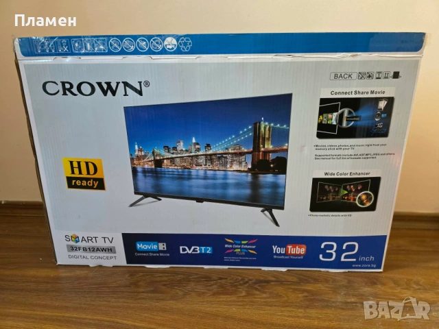 Телевизор Crown с проблем, снимка 4 - Телевизори - 54350961