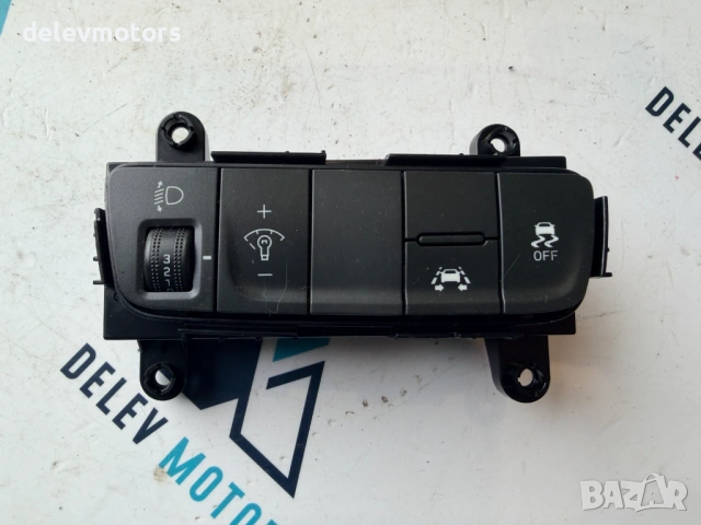 93710J9030 бутони за ESP регулиране на фарове от Hyundai Kona 1.6 T-GDI, двигател G4FJ, 177 кс.