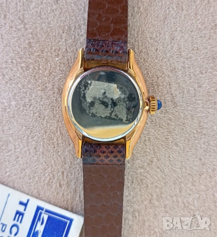 Швейцарски часовник Technos Ellipse (NOS / Нов) — калибър ETA 2512 (като при Cartier Tank), снимка 3 - Дамски - 54722867