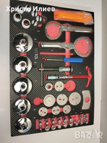 Модул с инструменти SIXTOL MECHANIC TOOL TRAY 10 за чекмедже на количка 52 части, снимка 3 - Други инструменти - 54745806