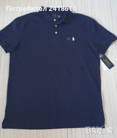 POLO Ralph Lauren Pique Cotton Custom Slim Fit Mens Size L НОВО! ОРИГИНАЛ! Мъжка Тениска!, снимка 2 - Тениски - 54873823