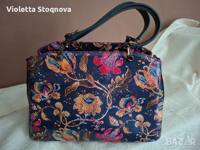 естествена кожа дамска чанта .Нова, снимка 3 - Чанти - 54729872