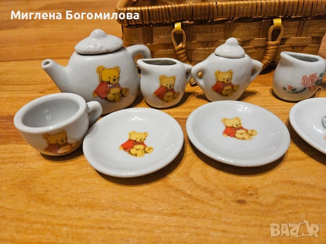 Детски керамичен комплект за сервиране, снимка 5 - Играчки за стая - 54305739