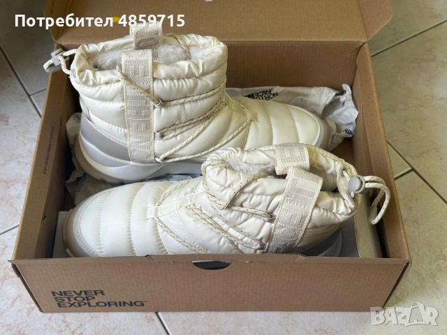 Дамски зимни боти The North Face ThermoBall Lace Up WP водоустойчиви