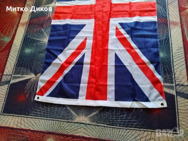 Знаме Великобритания 150х68 см ново, снимка 2 - Футбол - 54810699