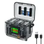 Зарядно CYNOVA Battery Charger за DJI Osmo Action 6 OLED 3 слота, снимка 1