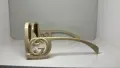 Слънчеви очила Gucci GG Square Oversized – Слонова кост / Намалени (лек дефект), снимка 2