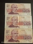Три банкноти 200 лева 1992г. България редки стари за КОЛЕКЦИЯ 14538, снимка 1