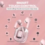 Безжични Bluetooth слушалки - розови , снимка 2