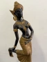 Голяма бронзова фигура на  Тепаном / „храмова танцьорка“ №8101, снимка 2