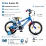 Детски велосипед Polar Junior 16" – Police / Icecream / Dino, снимка 11