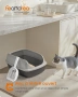 Голяма отворена котешка тоалетна Feandrea XL с лопатка и високи бордове, снимка 2
