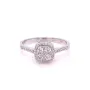 Златен дамски пръстен с диаманти 0,36Ct. чистота:SI размер:54 модел:42556-1, снимка 2