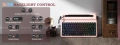 YUNZII QL75 Retro Typewriter Mechanical Keyboard –безжична механична клавиатура в стил пишеща машина, снимка 9