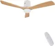 LED Таванен вентилатор с лампа 24W и дистанционно 132cm, снимка 1