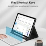 Нов Магнитен калъф с клавиатура за iPad Air 11 M4 M3 M2 UK Bluetooth кейс таблет, снимка 6