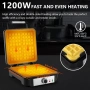 Гофретник 1200W Мощен голям за 4 гофрети, снимка 6
