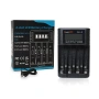 Бързо интелигентно зарядно за батерии 18650 16340 14500 26650 3.7V Li-ion AA AAA 1.2V Ni-MH USB C, снимка 9