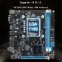 H81 дънна платка LGA1150 DDR3 M.2 NVMe HDMI mATX, снимка 2