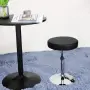 FURWOO Черен нисък работен стол – регулируем на височина, въртящ се на 360°, снимка 5