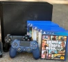 Конзола Sony PlayStation 4 Slim 500GB + Волан с педали Hori Racing Wheel Apex + Игри + 2 Джойстика , снимка 2