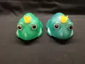 Две ретро соц играчки жабки, снимка 1