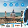 240 см надуваема плаваща платформа за док със стълба, помпа и чанта за носене, снимка 6