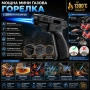 Мощна мини ръчна газова горелка домашна за запояване барбекю крем брюле кухненска готвене запалка, снимка 8